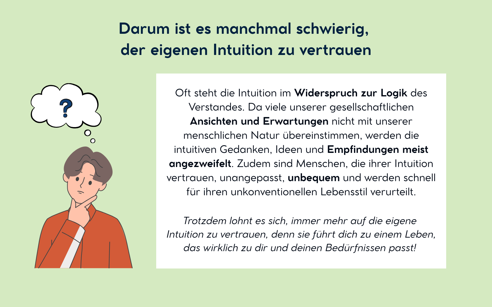 warum-es-schwierig-ist-der-eigenen-intuition-zu-vertrauen Gründe, warum es am Anfang schwierig ist, seiner Intuition zu vertrauen