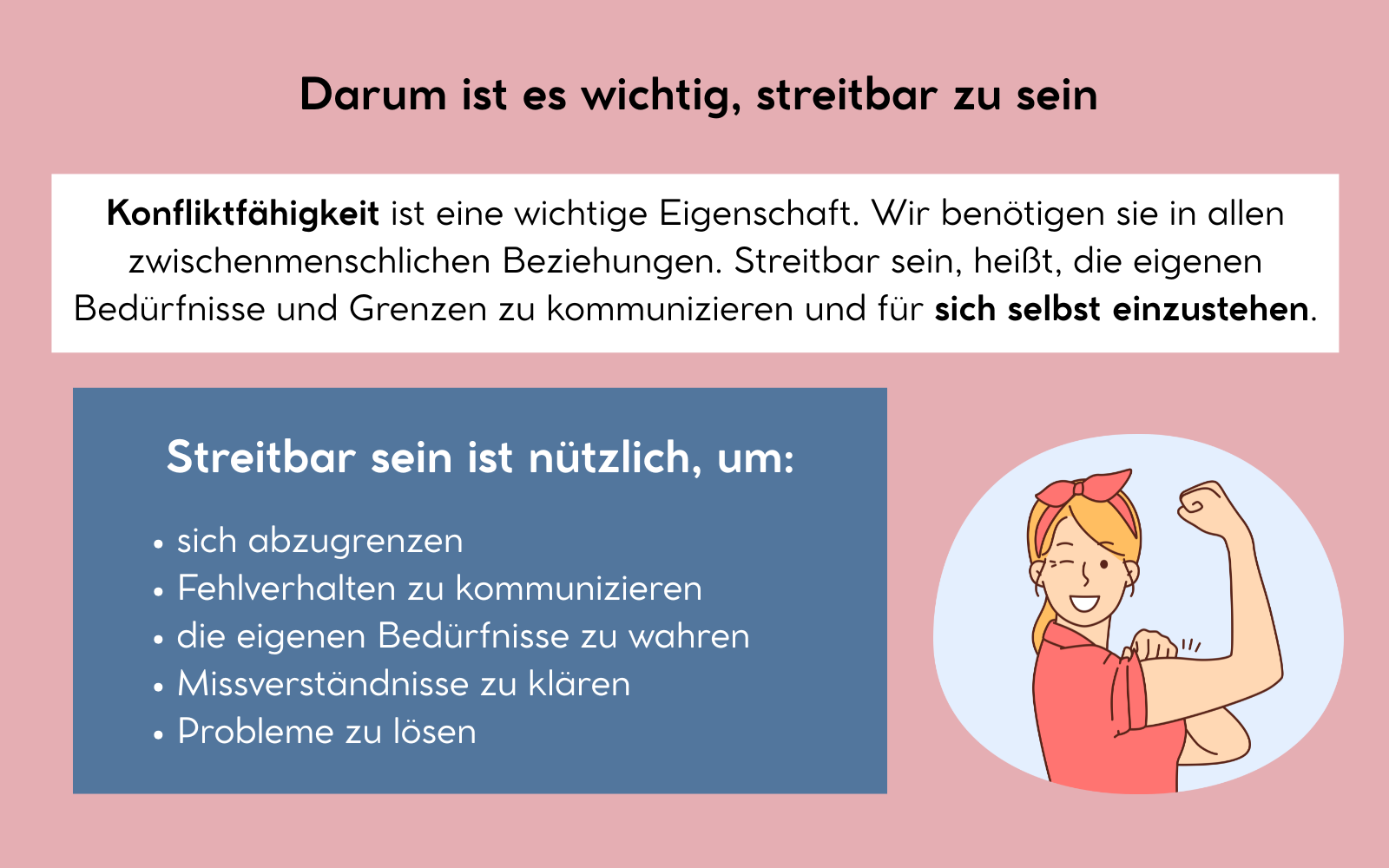 Warum es wichtig ist, streitbar und konfliktfähig zu sein