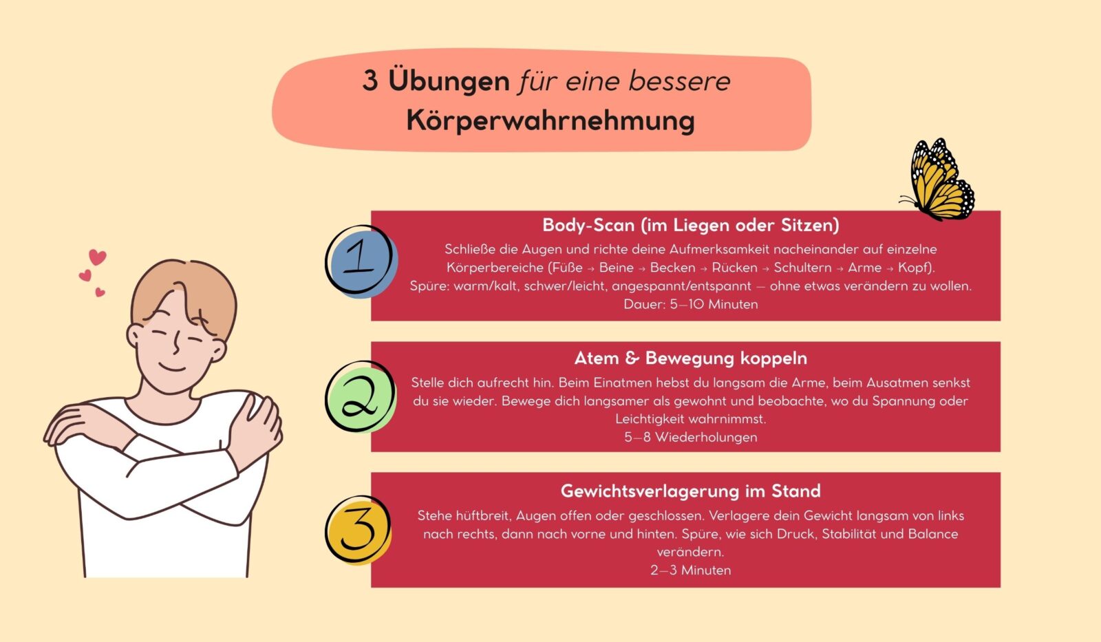 3 Übungen für eine bessere Körperübungen für Menschen mit Hochsensibilität