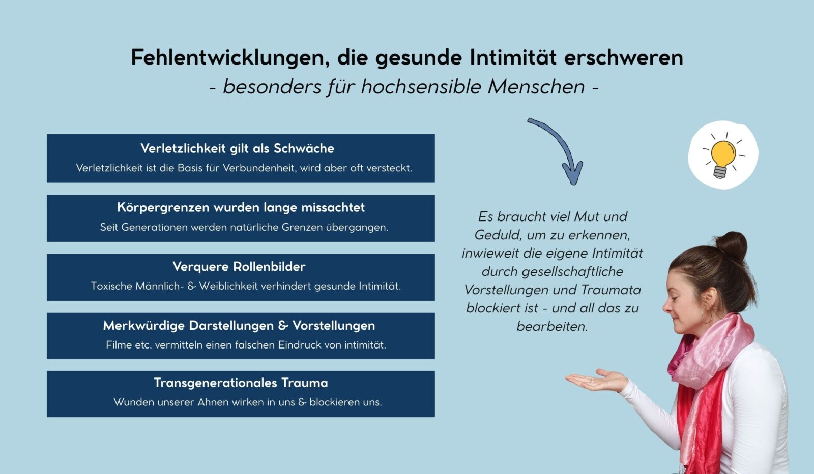 Fehlentwicklungen, die gesunde Intimität erschweren - besonders für hochsensible Menschen