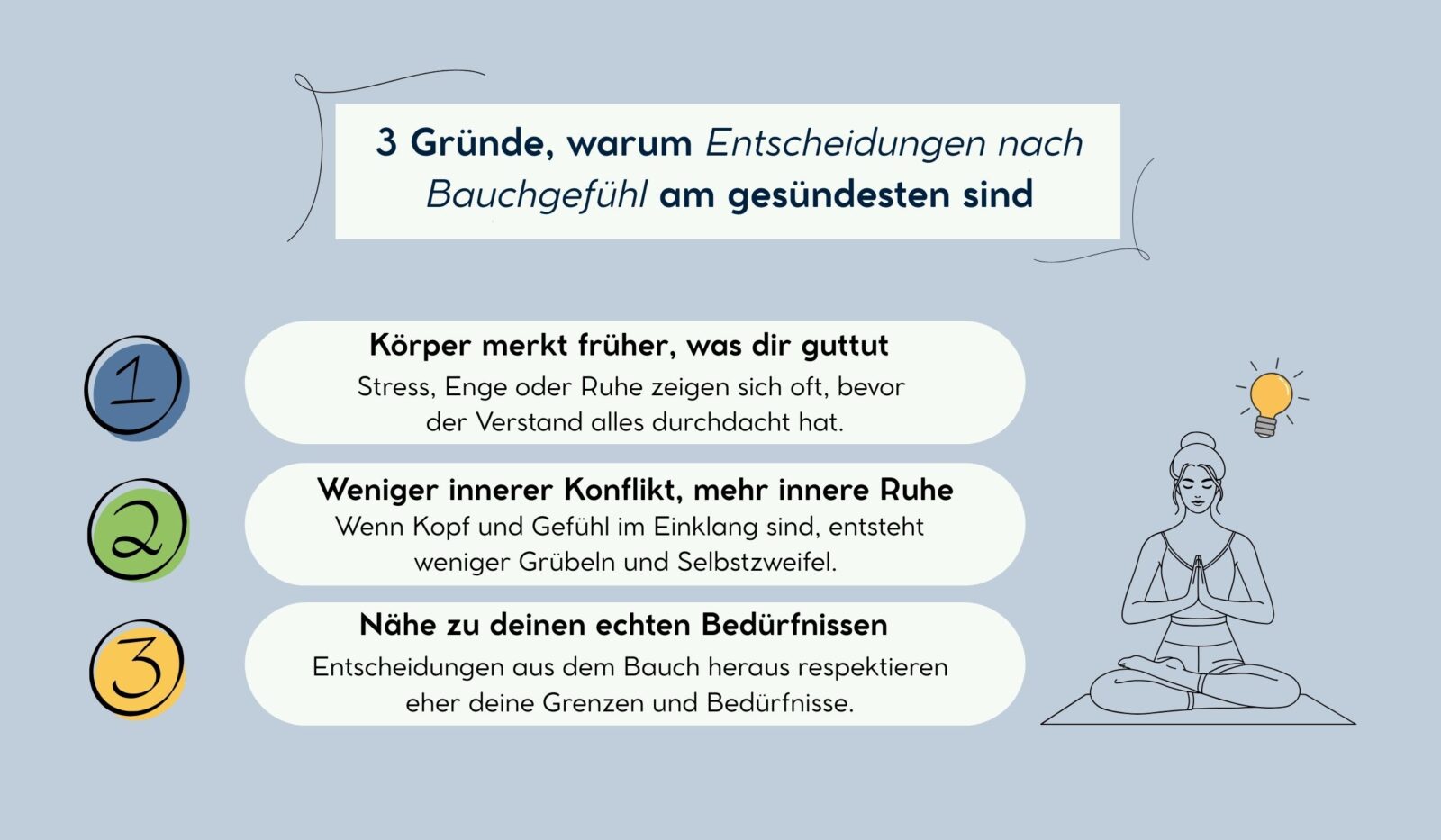 3 Gründe, warum Entscheiungen nach Bauchgefühl am gesündesten sind