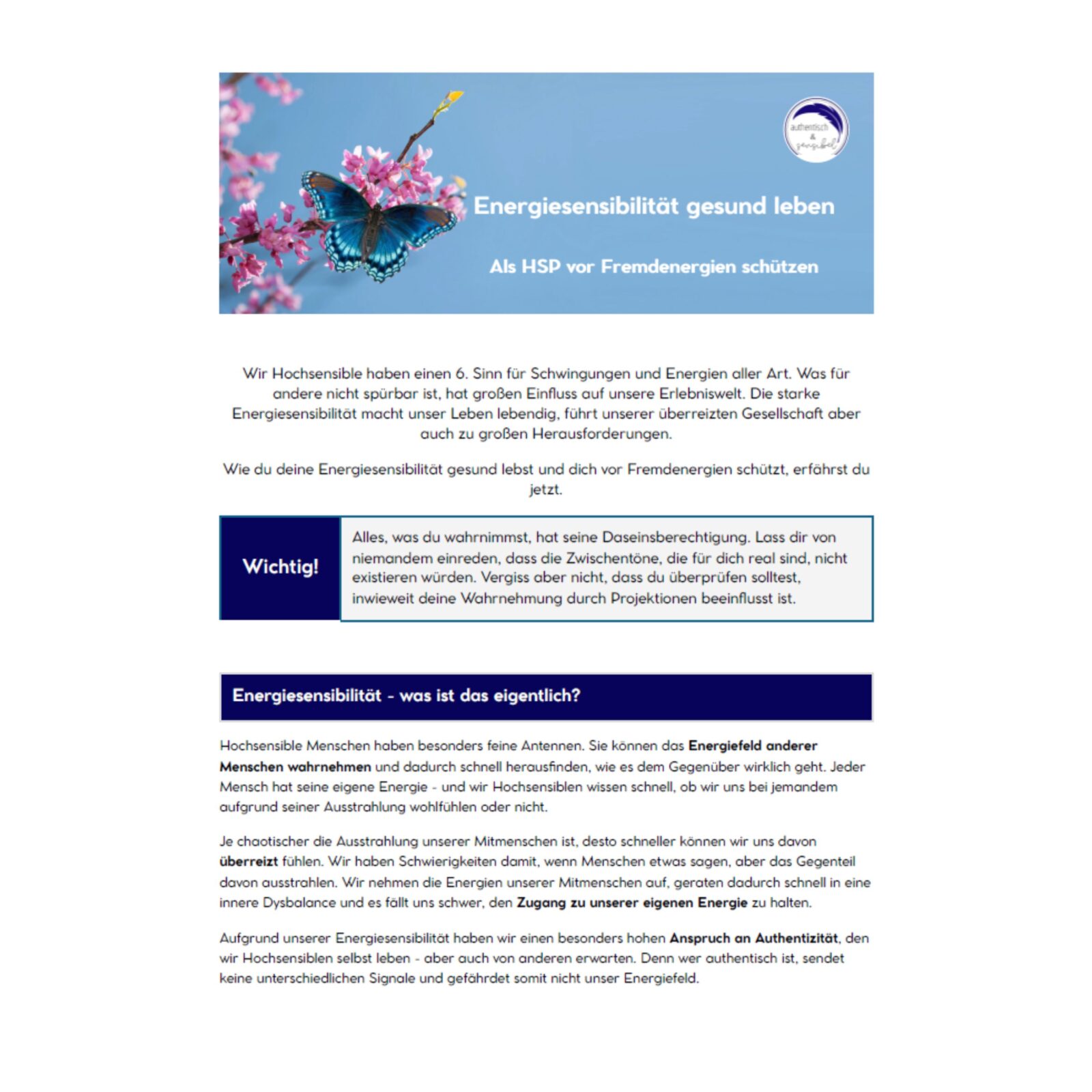 Energiesensibilität gesund leben Als HSP vor Fremdenergien schützen