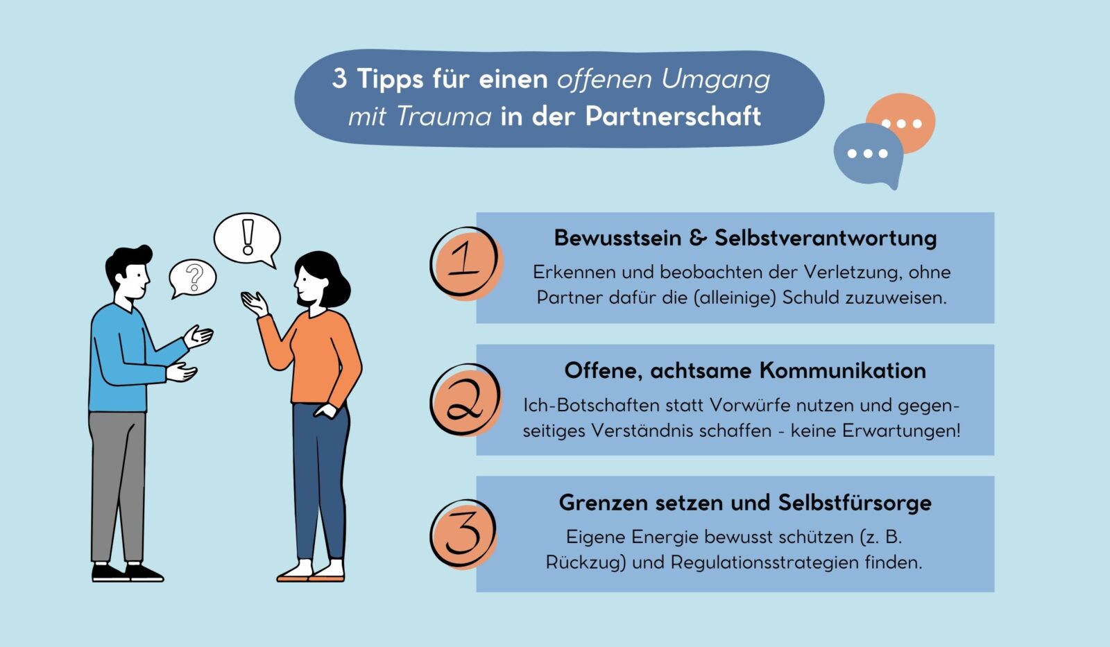 3 Tipps für einen offenen Umgang mit Trauma in der hochsensiblen Partnerschaft