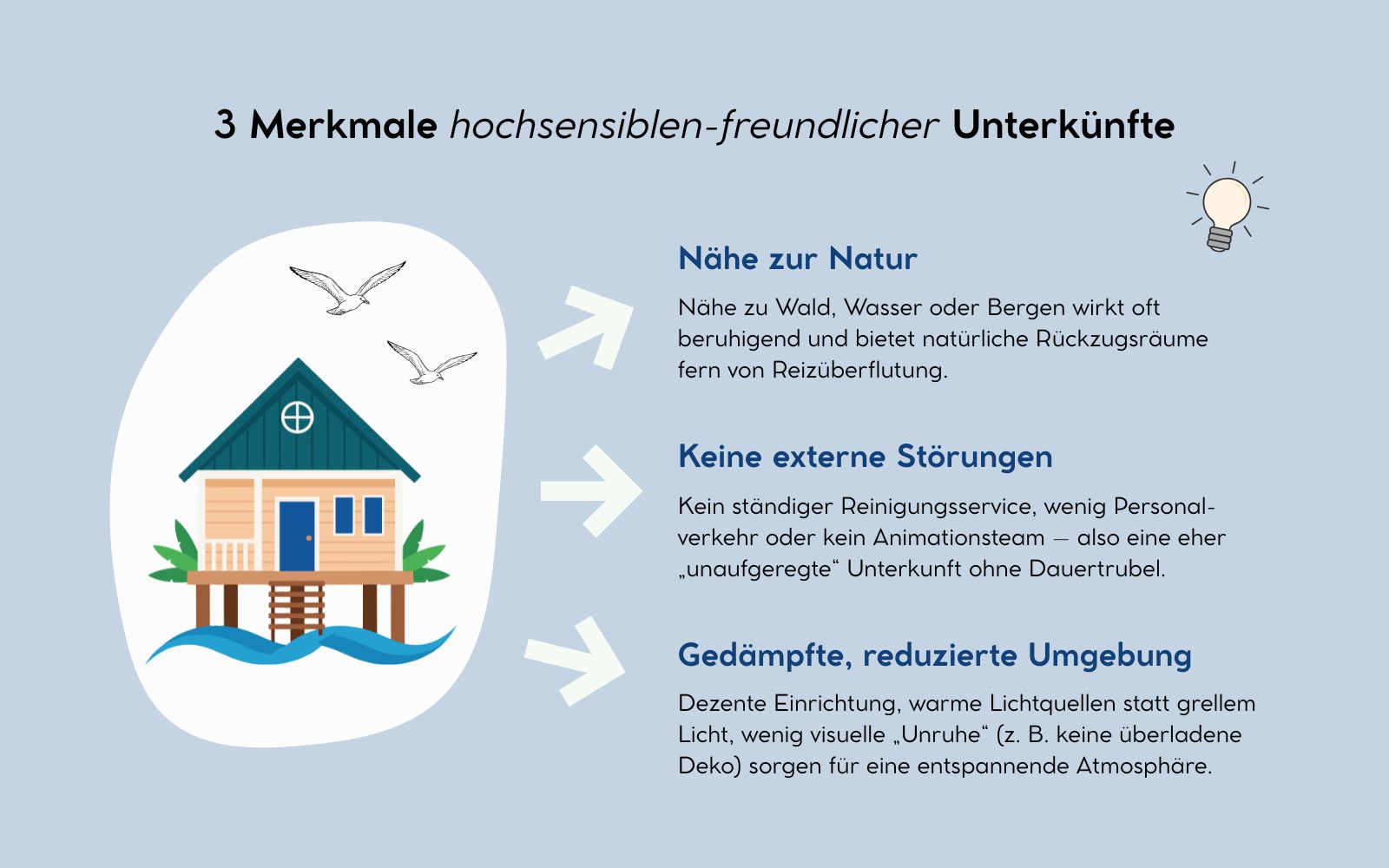 3 Merkmale, an denen Menschen mit Hochsensibilität im Urlaub eine reizarme Unterkunft erkennen, Nicole Trojahn