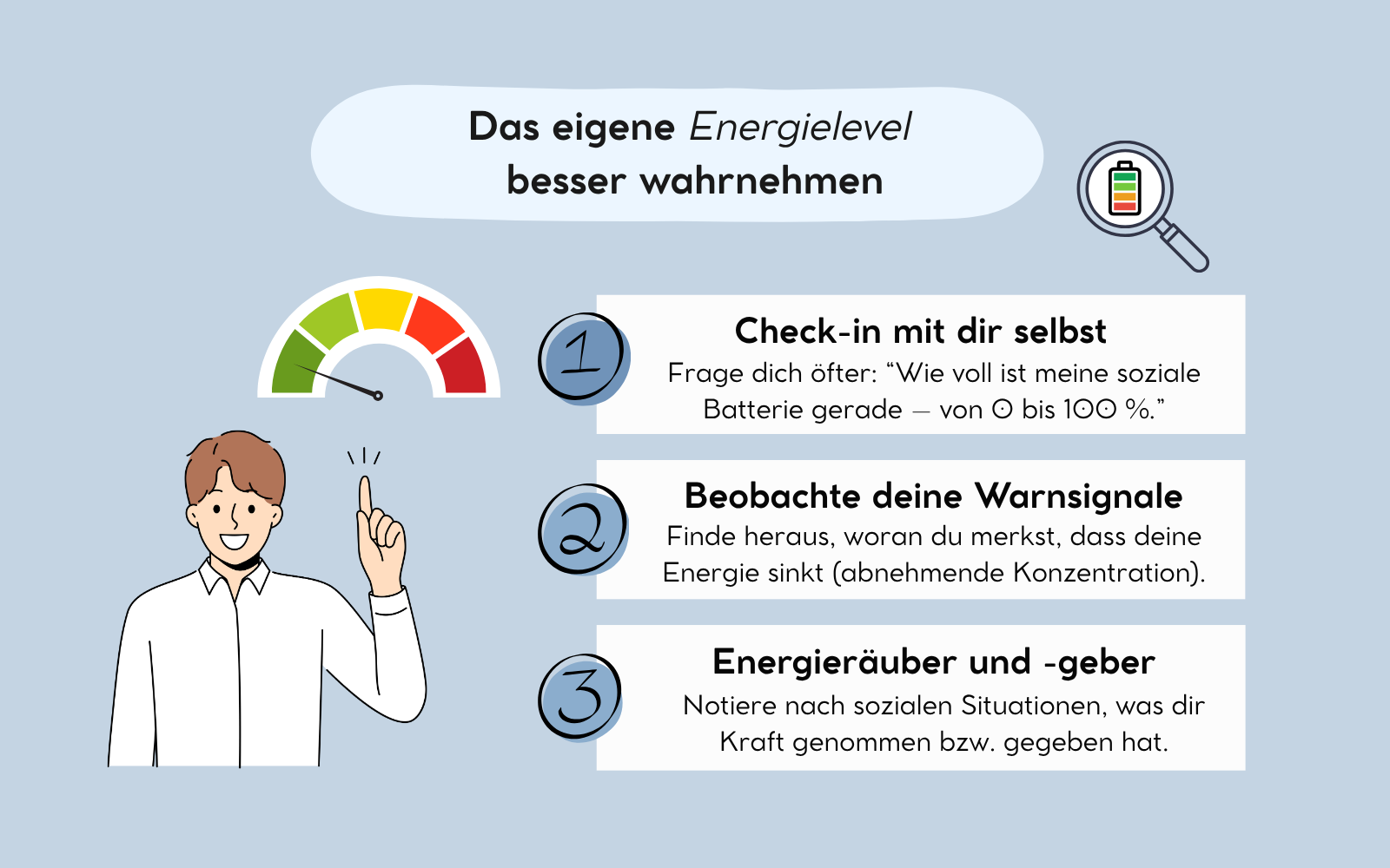 Das eigene Energielevel besser wahrnehmen und soziale Erschöpfung verhindern, Nicole Trojahn