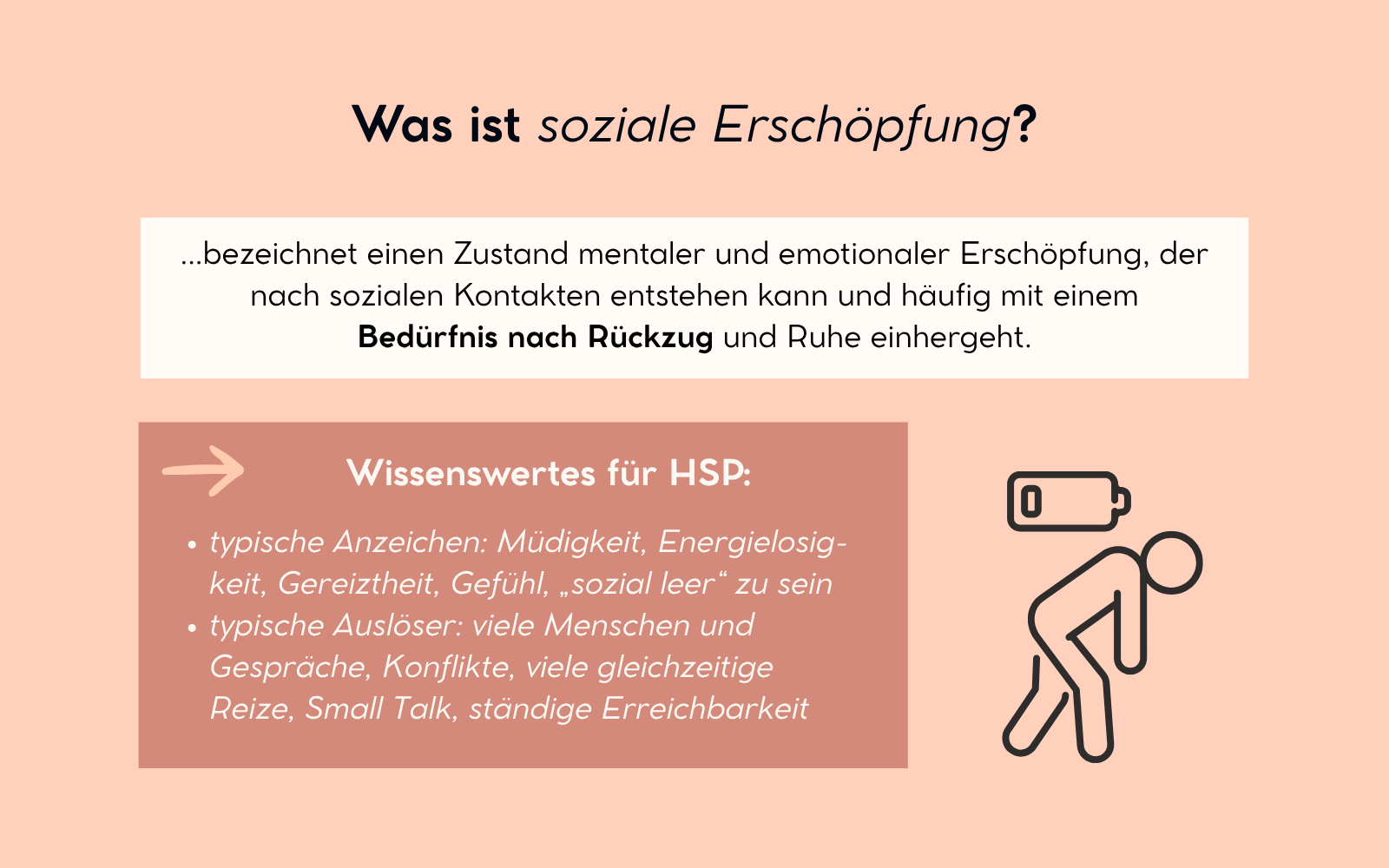 Was ist soziale Erschöpfung bei Hochsensibilität, Nicole Trojahn